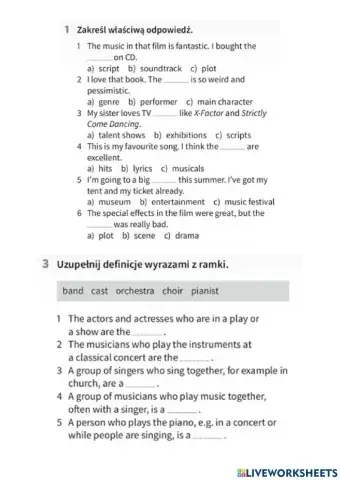 Culture Egzamin ósmoklasisty