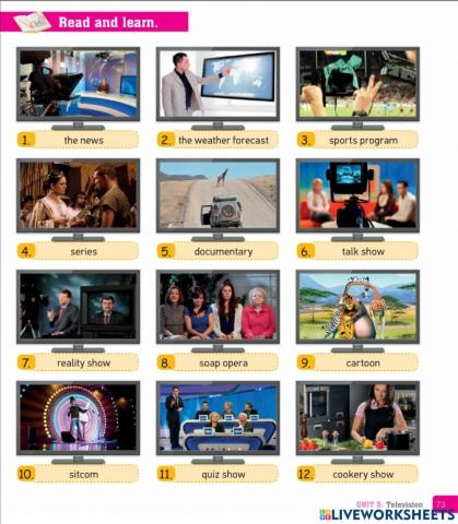 Television Programmes (Listening) Step By Step Yynlr