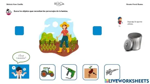 ¿Qué necesita?: agricultura