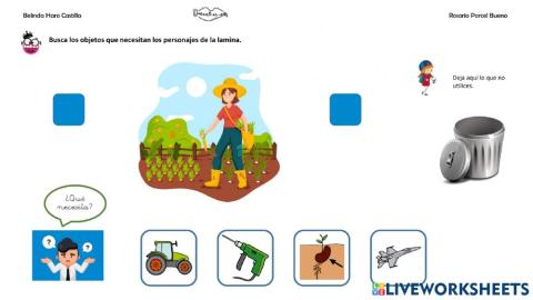 ¿Qué necesita?: agricultura