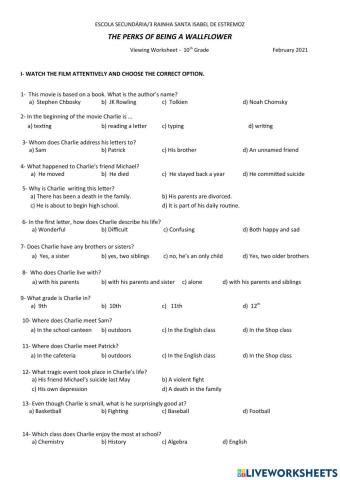 The Perks of Being a Wallflower