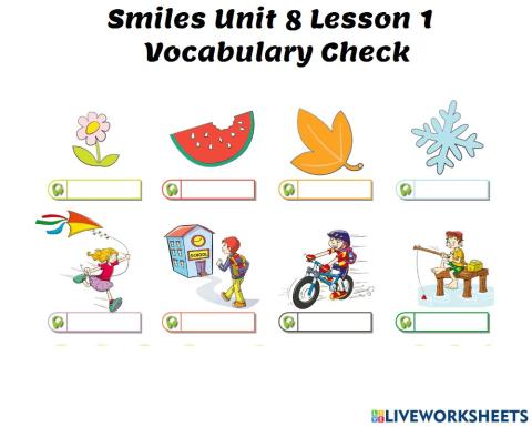 Smiles Ja 8.1 Seasons and Activities