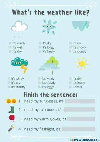 What's the weather like?