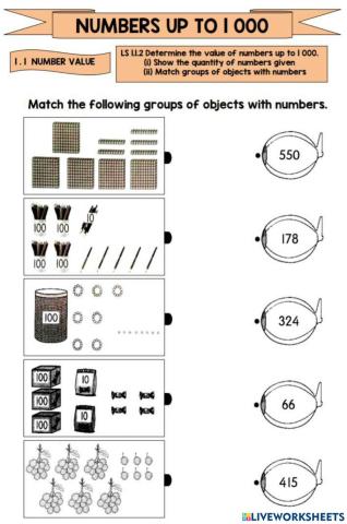 Number Value (Math Year 2)