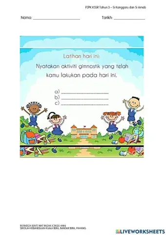 Si Kanggaru dan Si Arnab