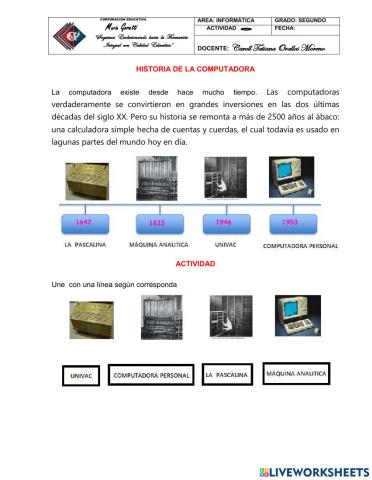 Historia de la computadora