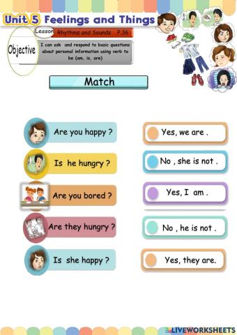 Feeling - using verb to be