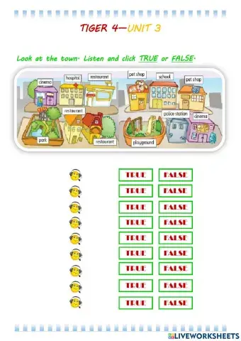 Tiger 4 - unit 3 - prepositions of place