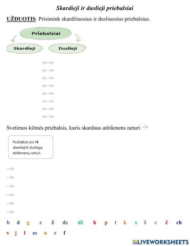 Skardieji ir duslieji priebalsiai