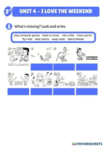 Unit 4. I LOVE THE WEEKEND 2