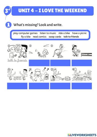 Unit 4. I LOVE THE WEEKEND 2