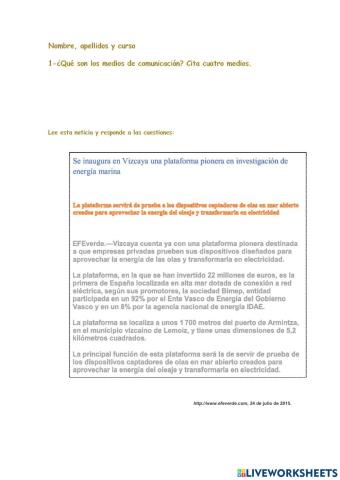 La noticia y las mayúsculas