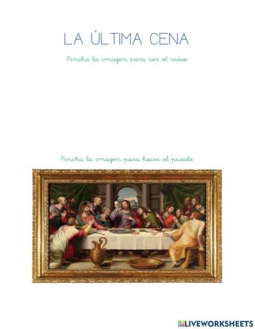 La última cena