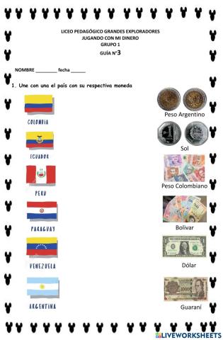 Monedas de latinoamerica