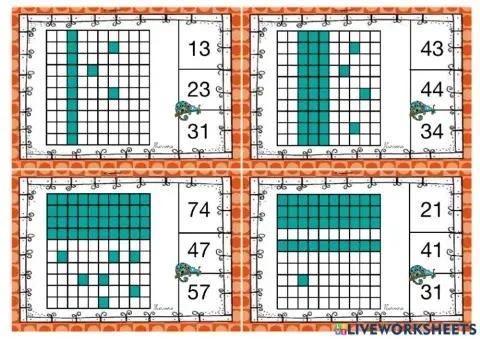 Lire les nombres en grille-5