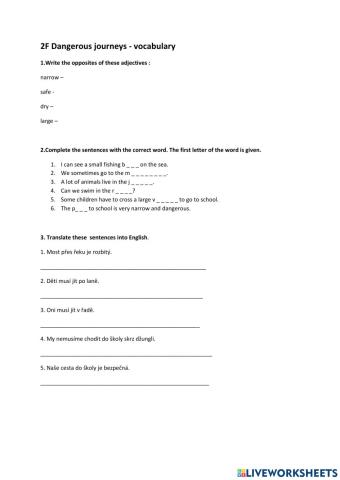 2F Dangerous journeys