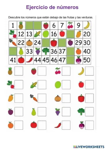 Números hasta el 50