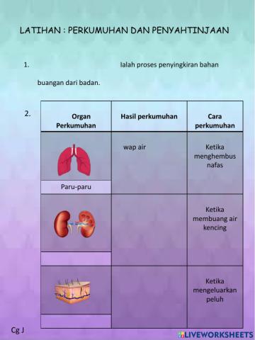 Perkumuhan dan penyahtinjaan