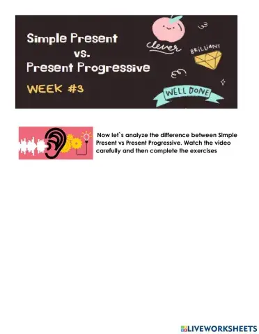 Simple present vs Present Progressive