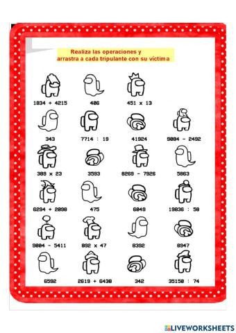 Operaciones básicas