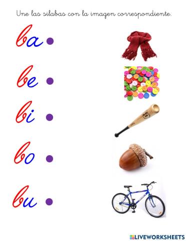 Silabas letra b