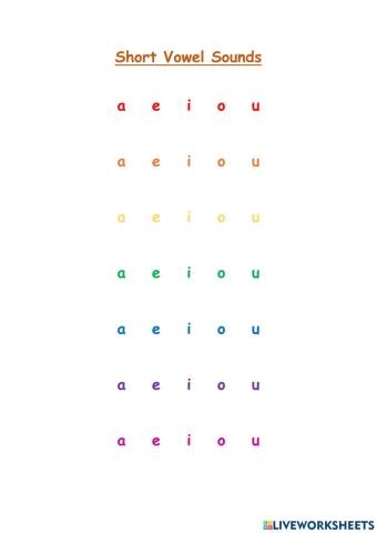 Short Vowel Sounds