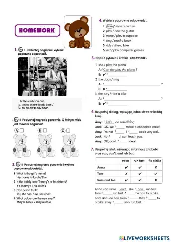 Unit 5 revision homework