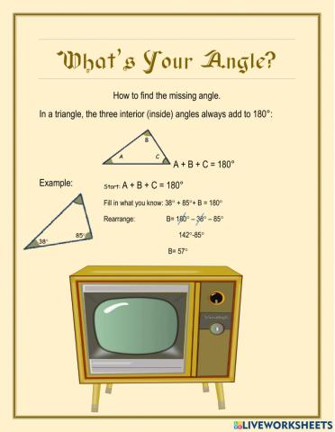 What's your angle?