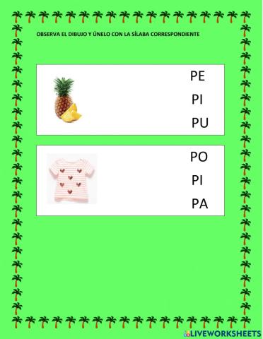 Letra P continuación