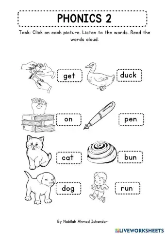 Phonics 2 READING PRACTICE