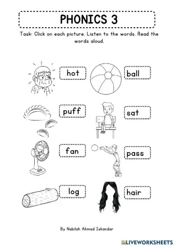 Phonics 3 READING PRACTICE