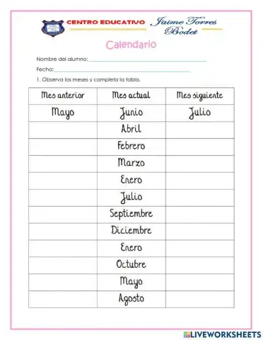 Calendario