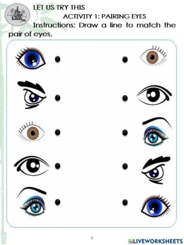 Pairing eyes