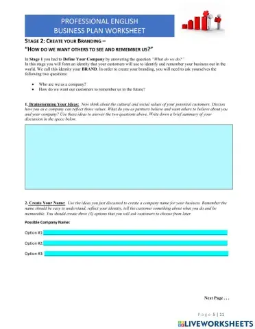 PC Business Plan Stage 2