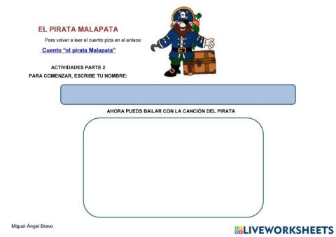 EL PIRATA MALAPATA (parte 2)