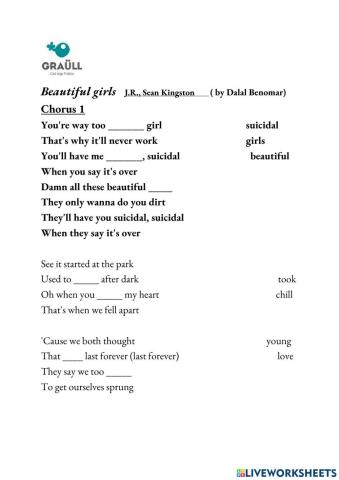 Beautiful girls song