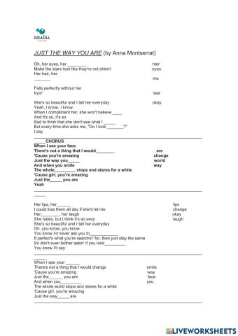 Just the way you are