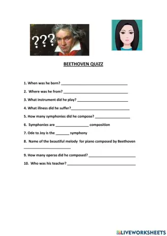 Beethoven quizz
