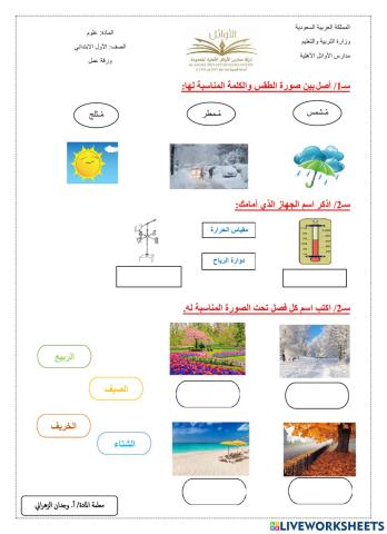 الطقس والفصول الأربعة