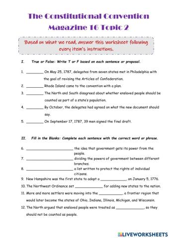 The Constitutional Convention