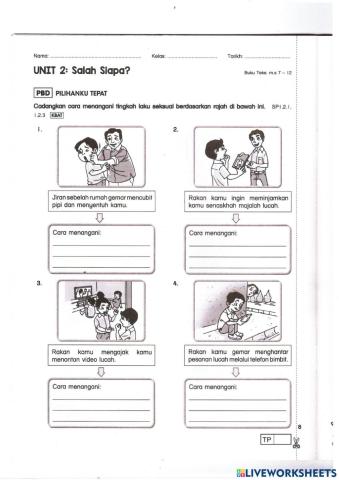 Cara menangani tingkah laku seksual