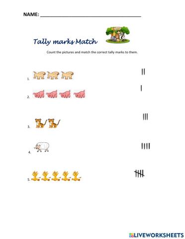 Tally marks Match