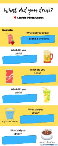 What did you drink?
