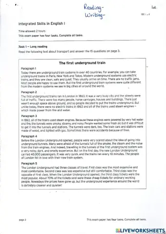 ISE1.1 FIRST TERM EXAM