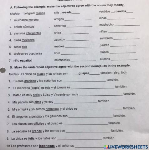 Descriptiveadjectives