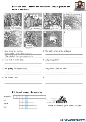 Past simple exercises