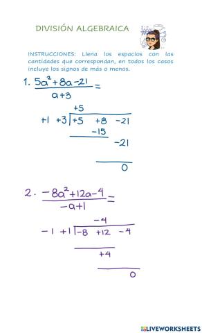 División de polinomios