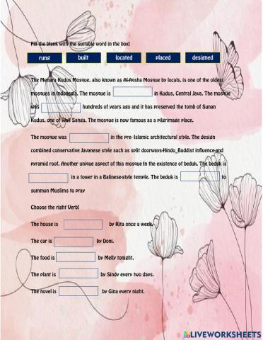 Passive voice assignment
