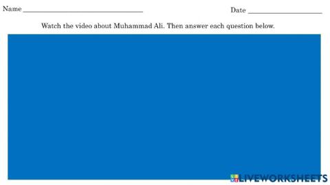 Muhammad Ali: The Greatest