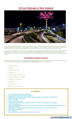 New Zealand's Festivals